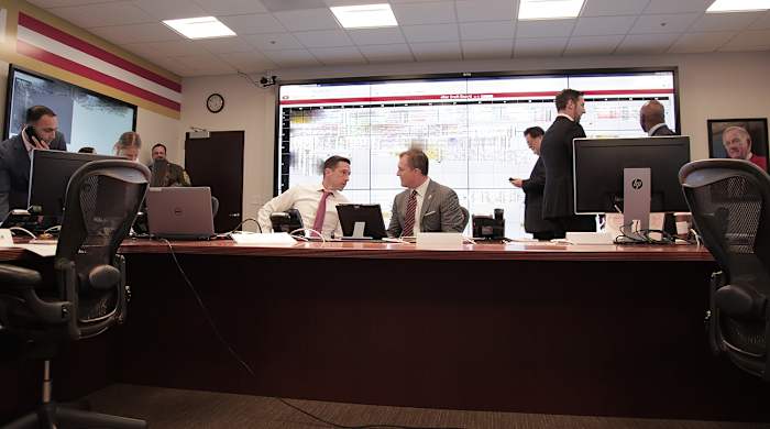 It was the first draft for 49ers head coach Kyle Shanahan (left) and GM John Lynch.